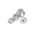 M6 SS316 Stainless Steel Knurled Nut high types DIN466